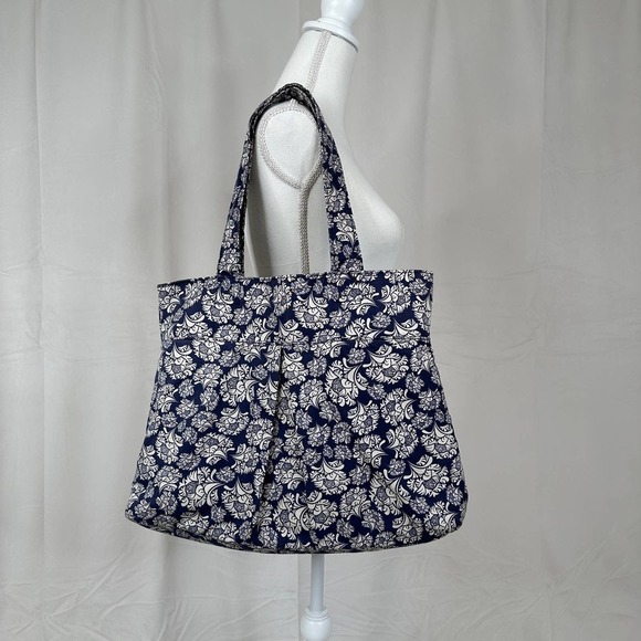 Iota chic Handbags - Iota Chic | Blue & White Laptop Bag